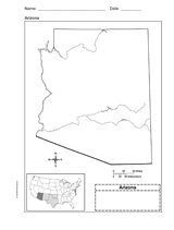 Map of Arizona