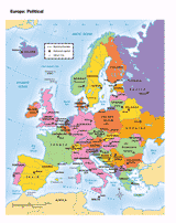 Political Map of Europe