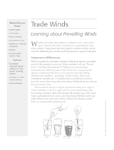 Trade Winds: Learning About Prevailing Winds
