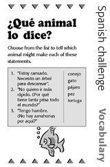 Spanish Vocabulary Challenge: Who Says That 2
