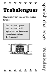 Spanish Vocabulary Challenge: Tongue Twisters 2