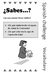 Spanish Vocabulary Challenge: Riddles