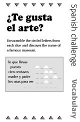 Spanish Vocabulary Challenge: Famous Museum