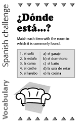 Spanish Vocabulary Challenge: Furniture