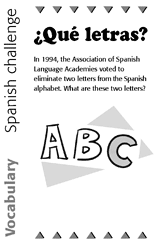 Spanish Vocabulary Challenge: Alphabet Changes