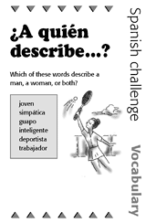 Spanish Vocabulary Challenge: Man or Woman?