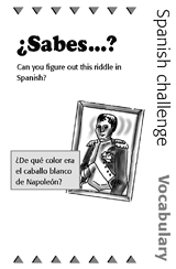 Spanish Vocabulary Challenge: Riddle