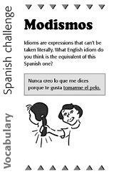 Spanish Vocabulary Challenge: Idioms