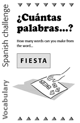 Spanish Vocabulary Challenge: Fiesta