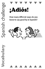 Spanish Vocabulary Challenge: Good-Bye!