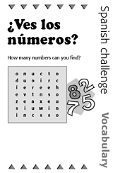 Spanish Vocabulary Challenge: Numbers 2