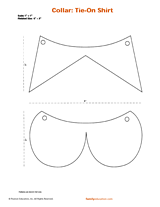 Tie-on Shirt Collar Costume Pattern