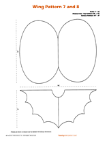 Wing Pattern 7 and 8 Costume Pattern
