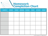 homework completion goal