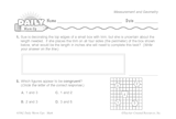 Math Warm-Up 135 for Gr. 3 & 4: Measurement & Geometry