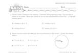 Math Warm-Up 134 for Gr. 5 & 6: Measurement & Geometry