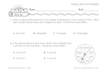Math Warm-Up 192 for Gr. 5 & 6: Graphs, Data & Probability