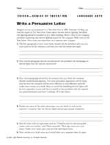 Write a Persuasive Letter