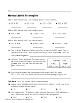 Mental Math Strategies