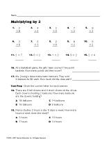Multiplying by 2 (Grade 3)
