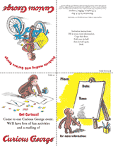 Curious George Party Invitation