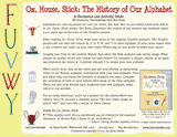 Ox, House, Stick: History of Our Alphabet Discussion Guide