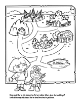 Dora the Explorer Map (English)