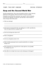 Soap and the Second World War