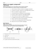 What Is an Organic Compound?