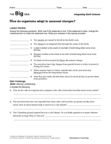 How Do Organisms Adapt to Seasonal Changes?