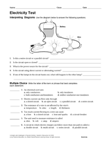 Physical Science Test: Electricity