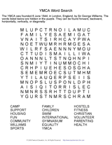 YMCA Word Search - Printable Activity (2nd-7th Grade) - TeacherVision