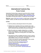 International Customs Day Poster Contest