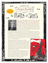 Q&A with Vivian French: Author of The Robe of Skulls