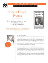 Robert Frost's Poems: Teacher's Guide