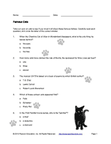 Famous Cats Quiz