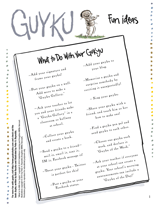 What to Do With Your Guyku