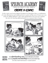 Splurch Academy for Disruptive Boys - Create a Comic
