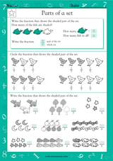 Parts of a Set - Math Practice Worksheet (Grade 2) - TeacherVision