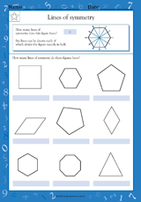 Lines of Symmetry I (Grade 4)