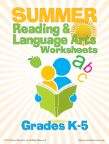 Summer Reading & Language Arts Worksheets