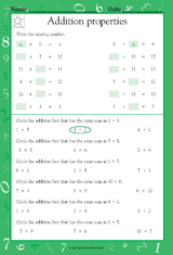 Addition Properties I