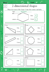 Properties of 2-Dimensional Shapes