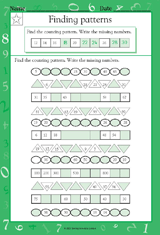 Finding Number Patterns (Grade 1)