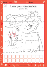 Dinosaurs Dot-to-Dot (1-20)