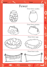 Draw Fewer Objects (1-10)