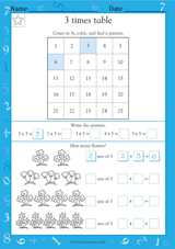 3 Times Table (Gr. 3)
