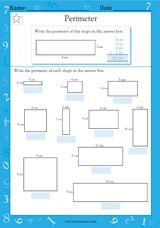 Perimeters of Squares and Rectangles I (Grade 3)