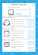 Problems Using Time: Analog & Digital Clocks