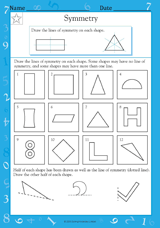 Lines of Symmetry II (Grade 3)